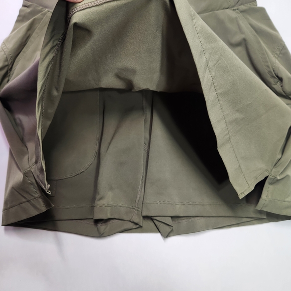 ⭐️Nike Bliss Luxe Dri-FIT Training Skort – Olive Green | Women’s Medium - Picture 3 of 8